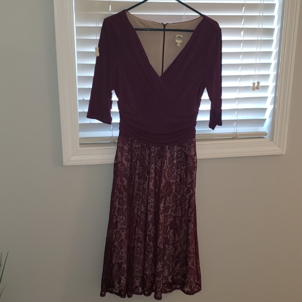Sangria evening dress - Picture 3 of 7